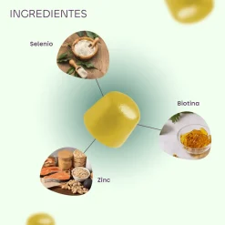Premium Gummies Biotina Suplemento Pelo Piel Uñas 60 Gominolas