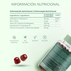 Premium Gummies Inmuno Defense+ Suplemento Defensas 60 Gominolas