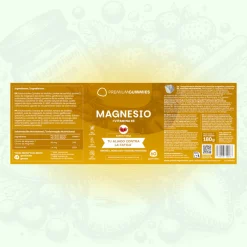 Premium Gummies Magnesio Suplemento 60 Gominolas
