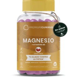 Premium Gummies Magnesio Suplemento 60 Gominolas