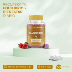 Premium Gummies Magnesio Suplemento 60 Gominolas