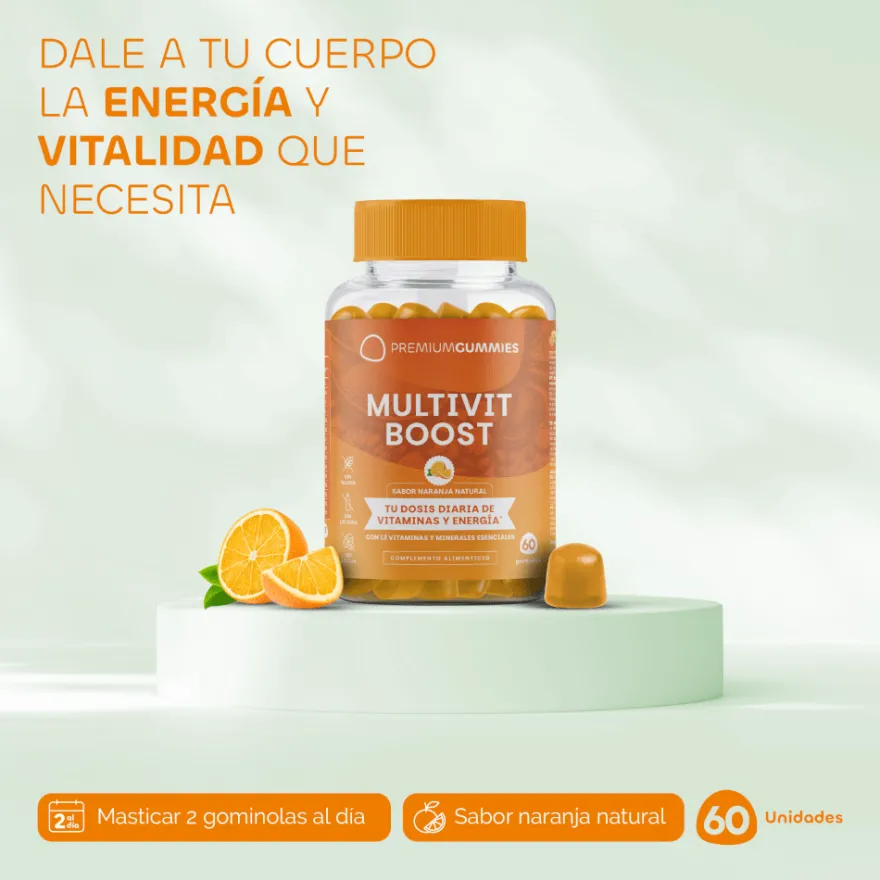 Premium Gummies Multivit Boost Multivitamínico 60 Gominolas