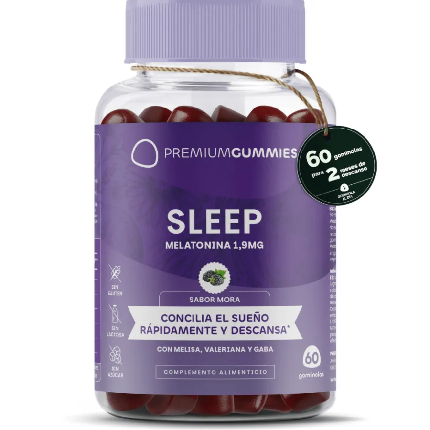 Premium Gummies Sleep Suplemento Melatonina 60 Gominolas