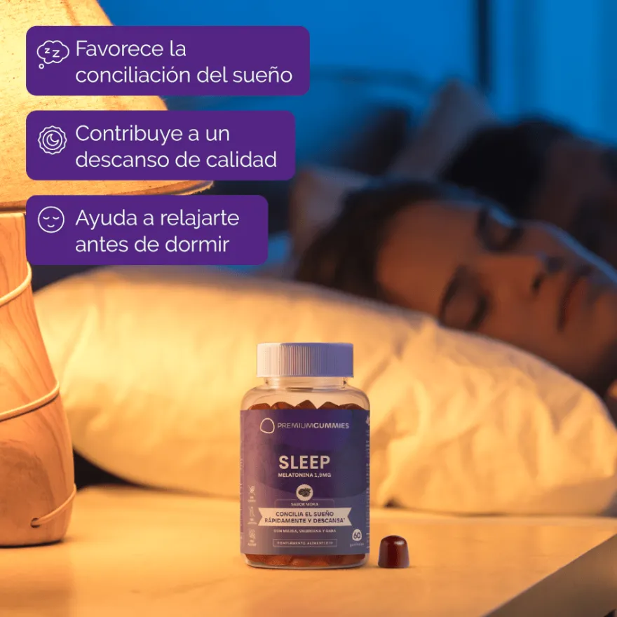 Premium Gummies Sleep Suplemento Melatonina 60 Gominolas