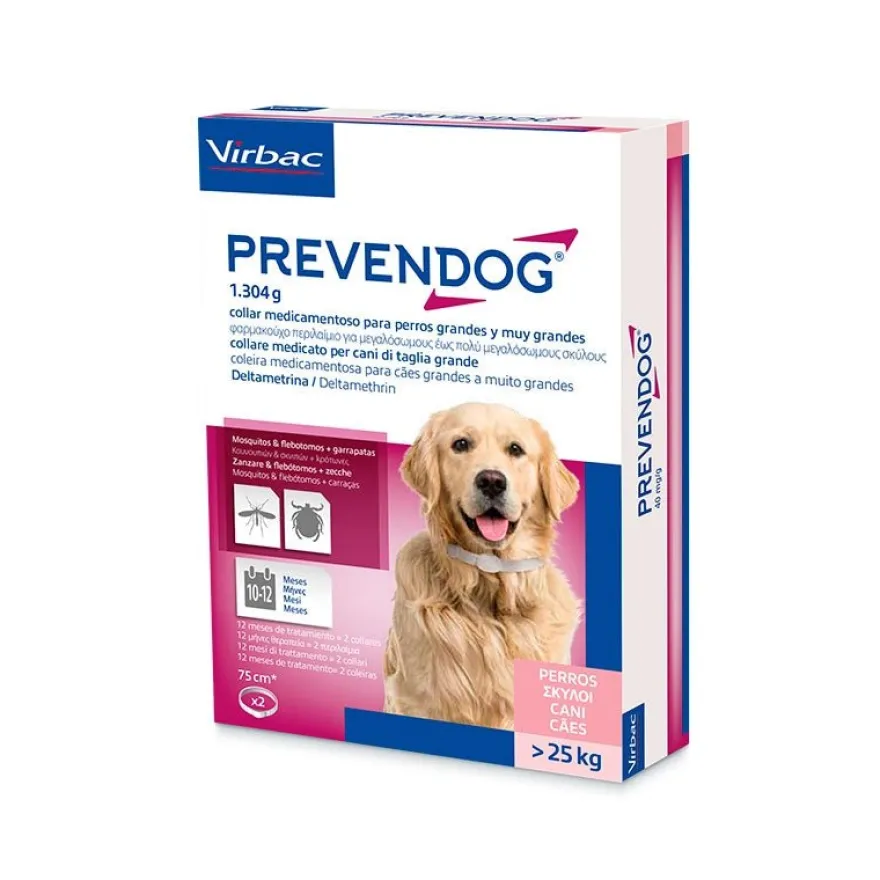 Prevendog Collar Antiparasitario 75 cm 2 collares