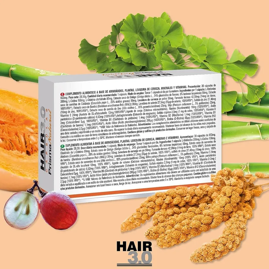 Prisma Natural Hair 3 0 & Skin 30 Cápsulas