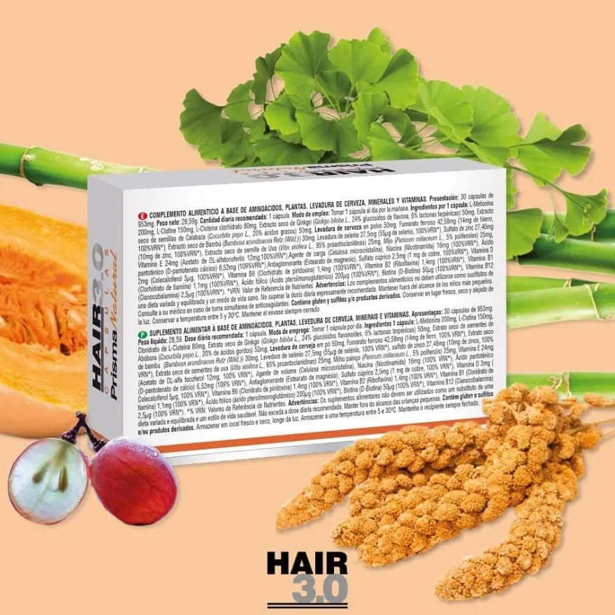Prisma Natural Hair 3 0 & Skin 30 Cápsulas