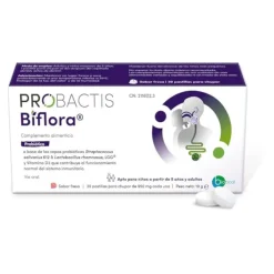 Probactis Biflora Suplemento Alimenticio Masticable Fresa 20 uds