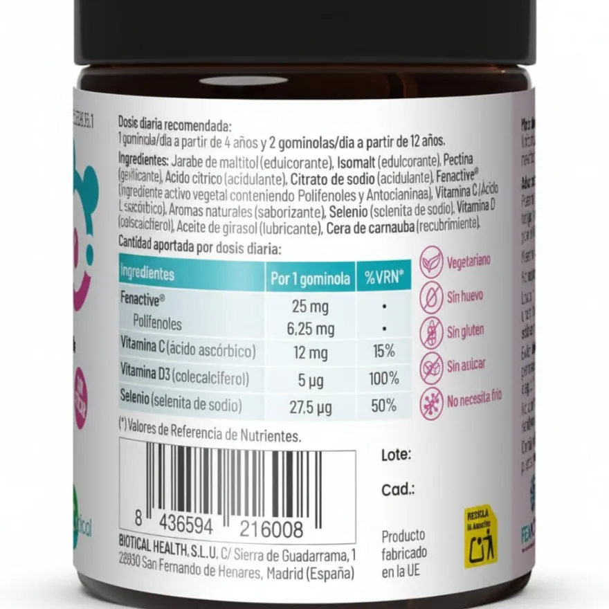 Probactis Gomifenoles 60 Gominolas