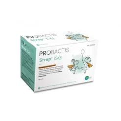 Probactis Strep Kids Complemento Alimenticio Fresa 30 sobres