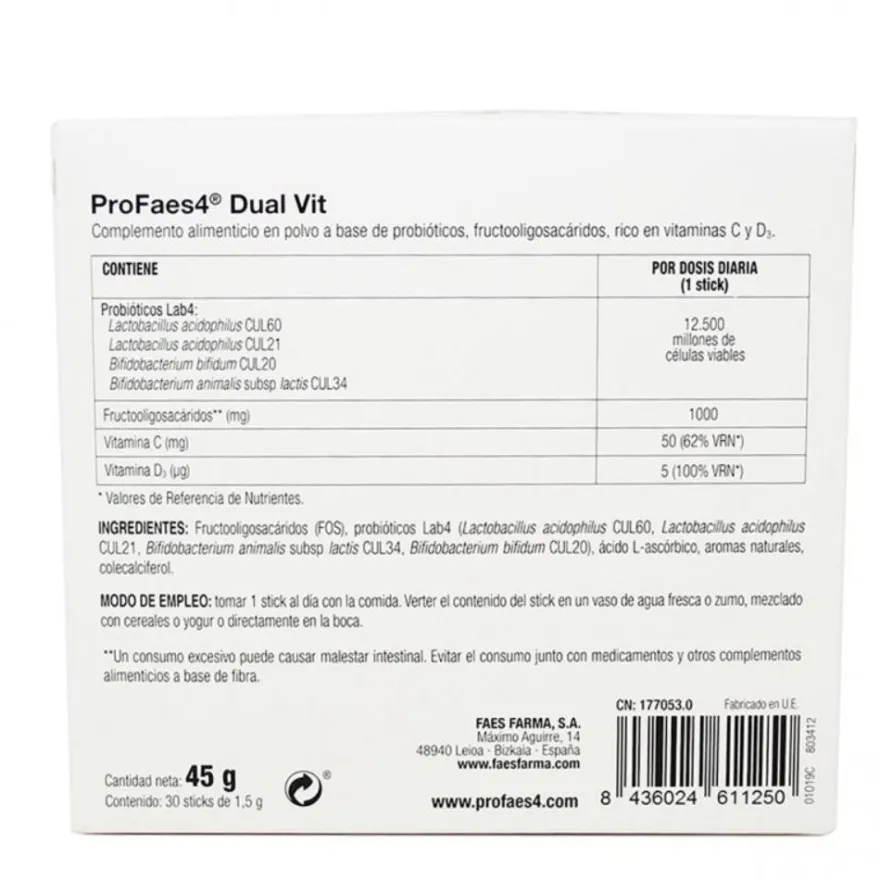 PROFAES4 Dual-Vit 30 Sticks Fresa