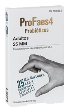 PROFAES4 Probióticos Adultos 25 mm 30 cápsulas