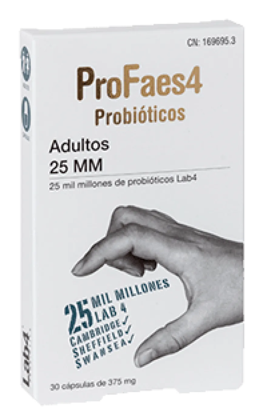 PROFAES4 Probióticos Adultos 25 mm 30 cápsulas