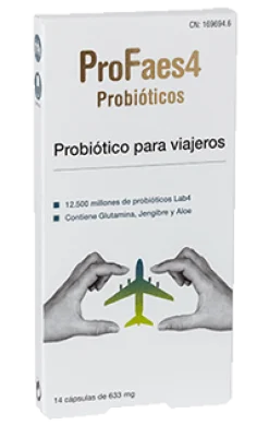 PROFAES4 Probióticos Para Viajeros 14 Caps