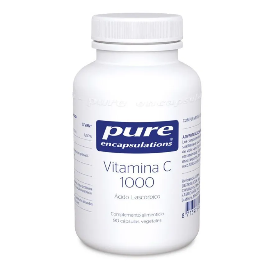 Pure Encapsulations Vitamina C 1000 Mg 90 Capsulas