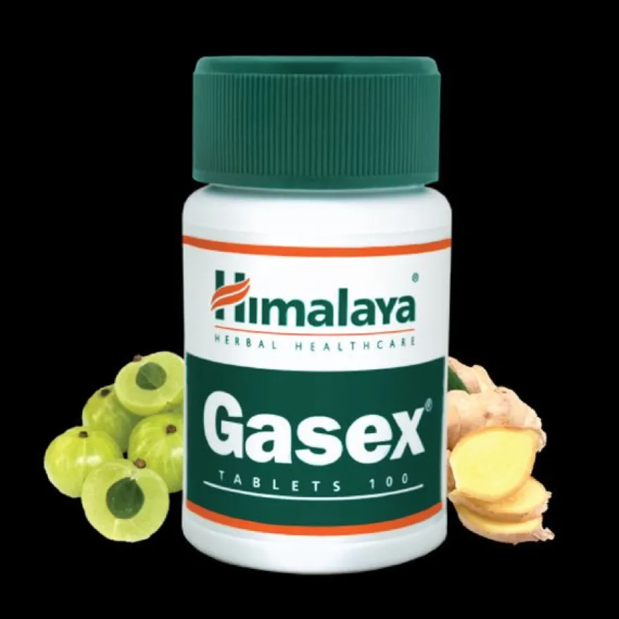 Pure Herbes Himalaya Gasex Tabletas 20g