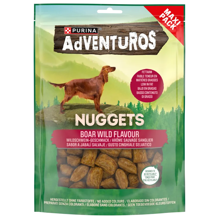 Purina Adventuros Nuggets Jabali Salvaje 4x300g