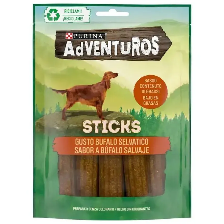 Purina Adventuros Sticks Bufalo Salvaje 6x120g