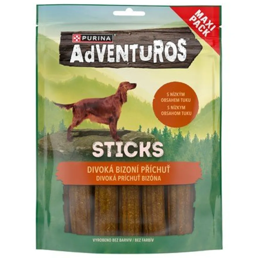 Purina Adventuros Sticks Maxipack Bufalo Salvaje 5x305g