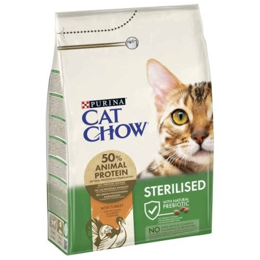 Purina Cat Chow Sterilised Pavo 3kg
