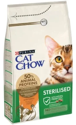 Purina Cat Chow Sterilised Pavo 3kg