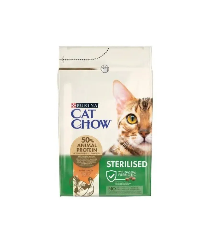 Purina Cat Chow Sterilised Pavo 3kg