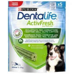 Purina Dentalife Activfresh Medium Snack Dental para Perros 115g (5 palitos)