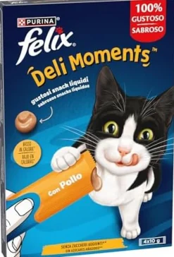 Purina Felix Delimoments Chicken 11x(4x10g)