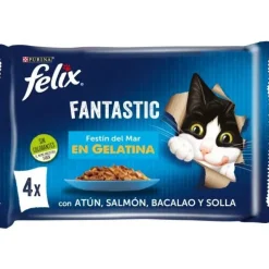 Purina Felix Fantastic Pescados 12x(4x85g)