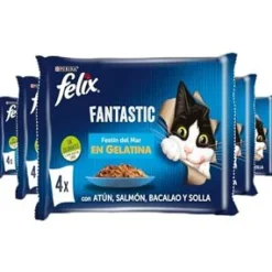 Purina Felix Feline Fantastic Festin Del Mar 12 uds. de 4 x 85 g