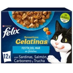Purina Felix Sensations Pescado Pouche 12 ud