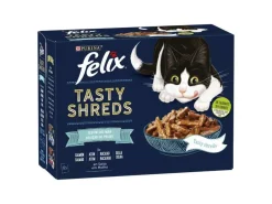 Purina Felix Tasty Shreds Festin Del Mar 12x80g