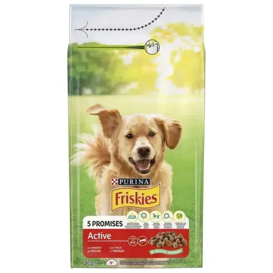 Purina Friskies Dog Active Buey 18kg