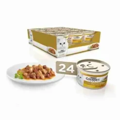 Purina Gourmet Gold Bocaditos Pollo&Higado 24x85g