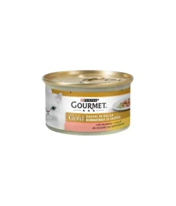 Purina Gourmet Gold Bocaditos Salmon&Pollo 24x85g