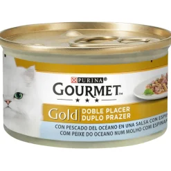 Purina Gourmet Gold Doble Pescado Del Oceano 24x85g