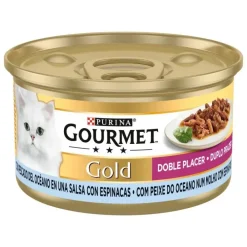 Purina Gourmet Gold Doble Placer Alimento Húmedo para Gatos 24 x 85g
