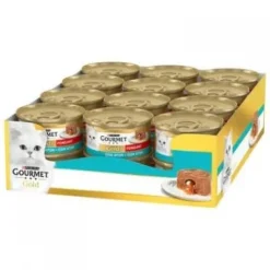 Purina Gourmet Gold Fondant Atún Alimento Húmedo Mousse 24 uds