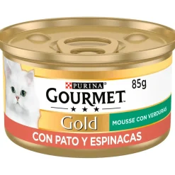Purina Gourmet Gold Mousse Pato&Espinaca 24x85g