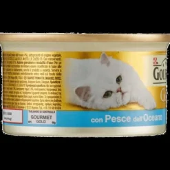 Purina Gourmet Gold Mousse Pescado Del Oceano 24x85g