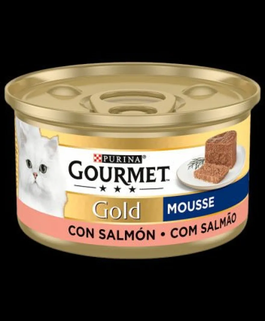 Purina Gourmet Gold Mousse Salmon 24x85g