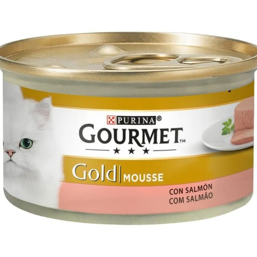 Purina Gourmet Gold Mousse Salmon 24x85g