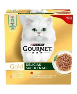 Purina Gourmet Gold Multi Delicias Comida Húmeda 8 latas de 85g