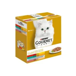 Purina Gourmet Gold Multi Doble Placer Surtido Comida Húmeda 8x85g