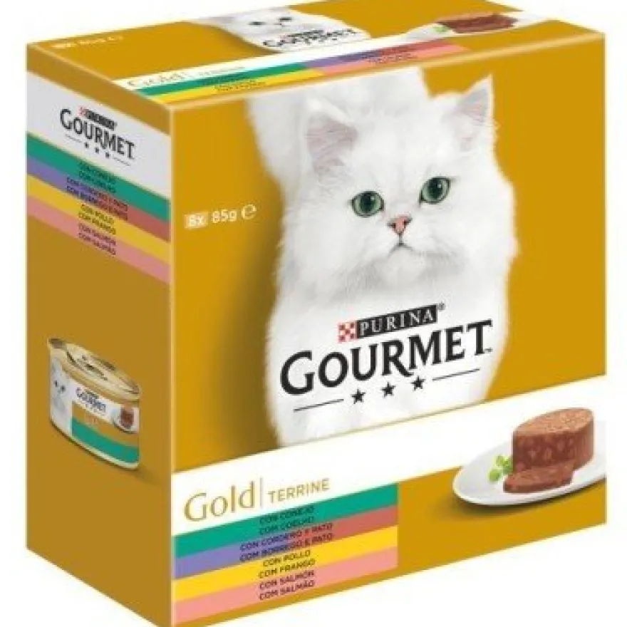 Purina Gourmet Gold Multi Terrine Surtido 8x85g