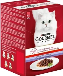 Purina Gourmet Mon Petit Húmedo Carnes 6 ud