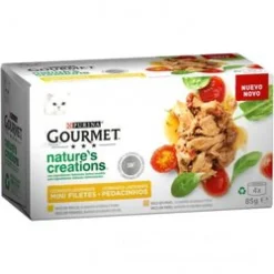 Purina Gourmet Nature Fish Alimento Húmedo para Gatos 24 ud