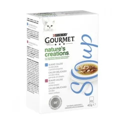 Purina Gourmet Nature's Creations Sopa Atún natural y Gambas 40 gr