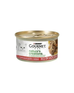 Purina Gourmet Nature Ternera Comida Húmeda Gatos 24x85g