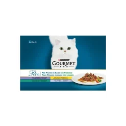 Purina Gourmet Perle Finas Laminas Salsa Verduras 12x(4x85g)